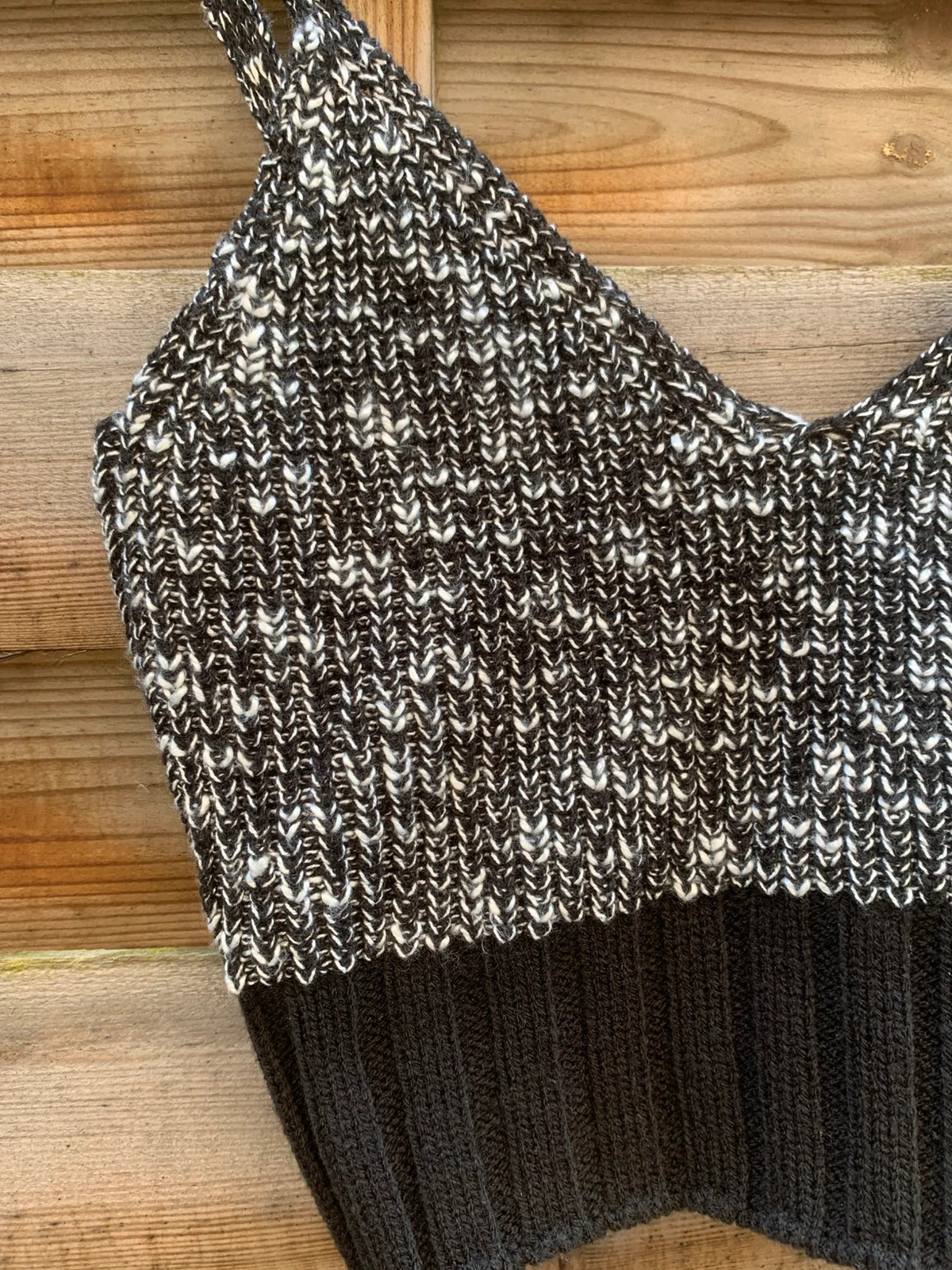 Top maille ASOS Design noir & blanc – style Y2K / casual chic - T36 – ASOS Design – taille S / 36 / 8 3