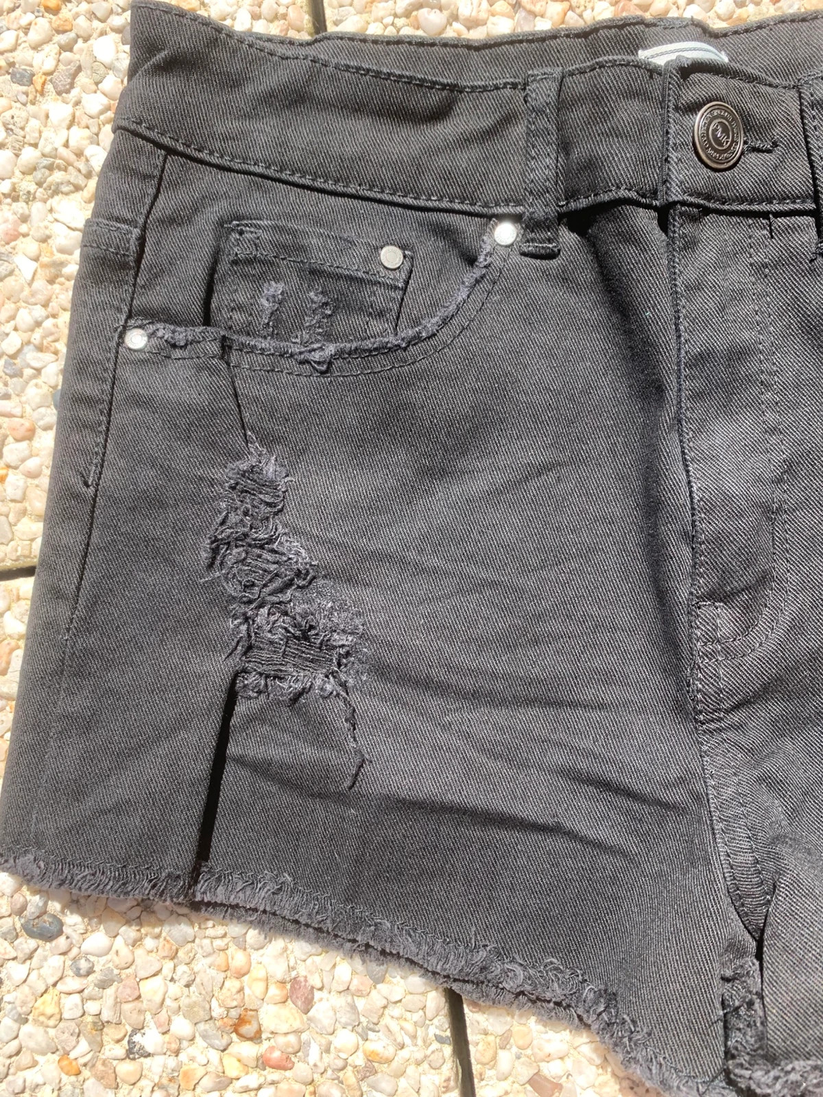 🖤 Short en jean noir destroy Pimkie – taille 34 🖤 – Pimkie – taille XS / 34 / 6 2