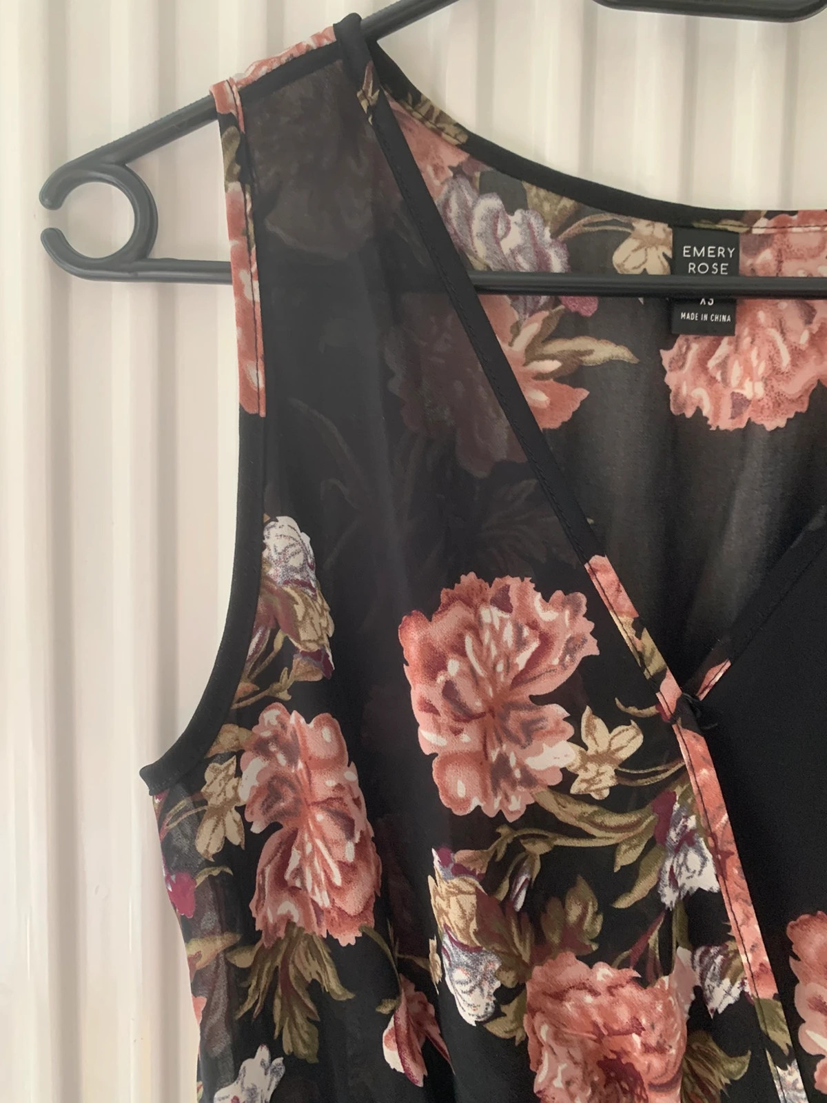 🌸 Haut peplum fluide fleuri – Taille XS/34🌸 – taille XS / 34 / 6 3