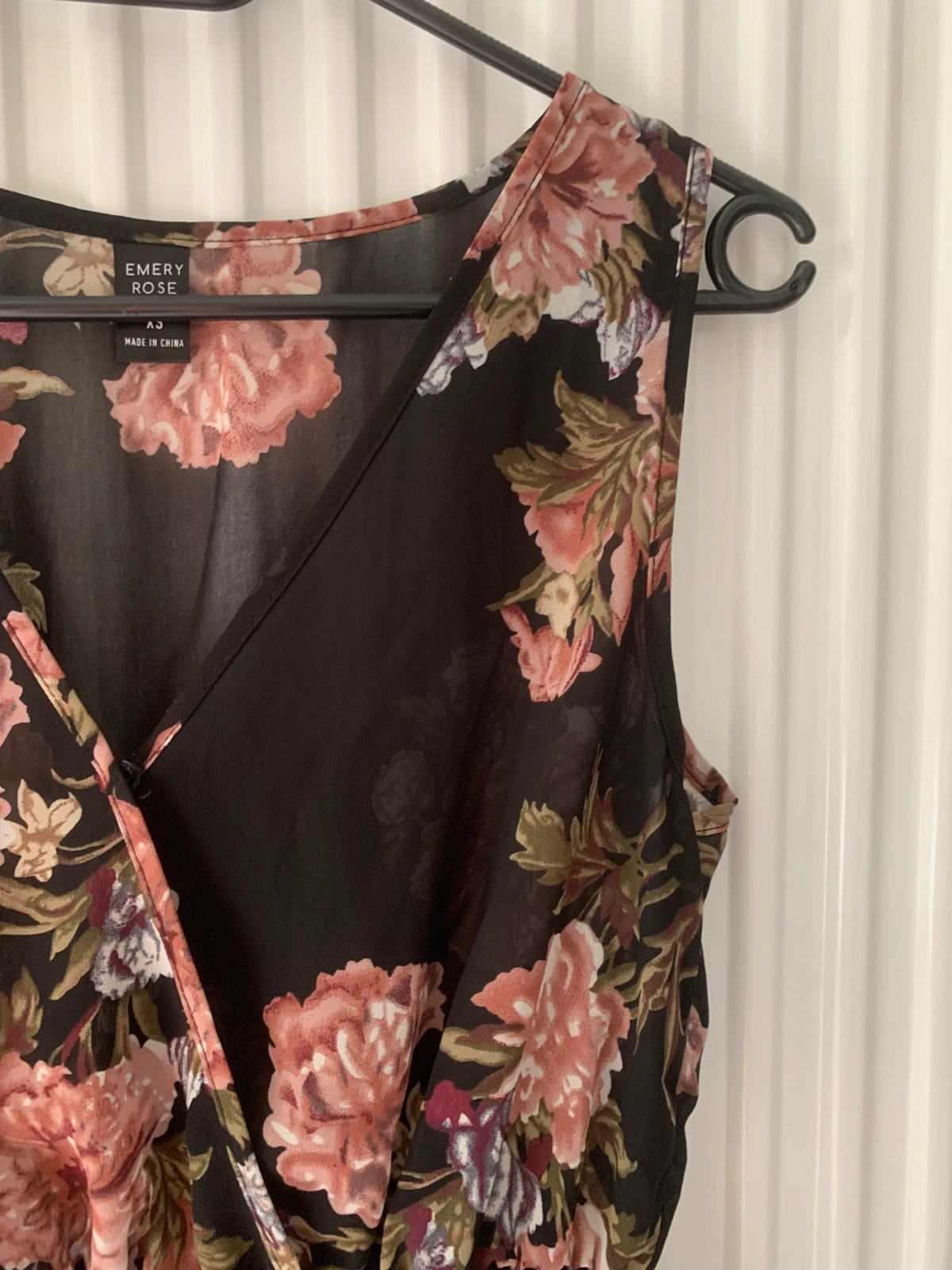 🌸 Haut peplum fluide fleuri – Taille XS/34🌸 – taille XS / 34 / 6 4