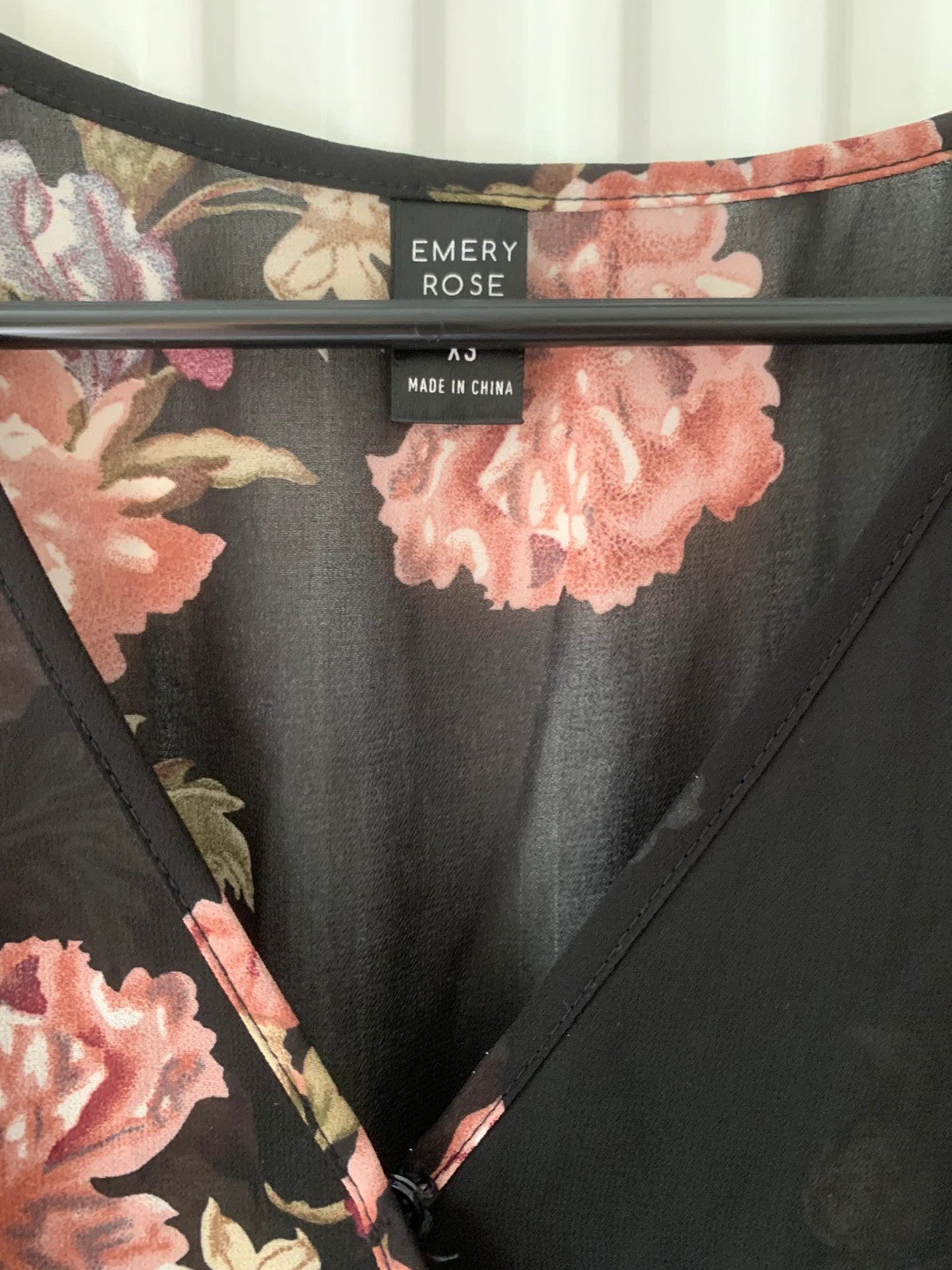 🌸 Haut peplum fluide fleuri – Taille XS/34🌸 – taille XS / 34 / 6 2