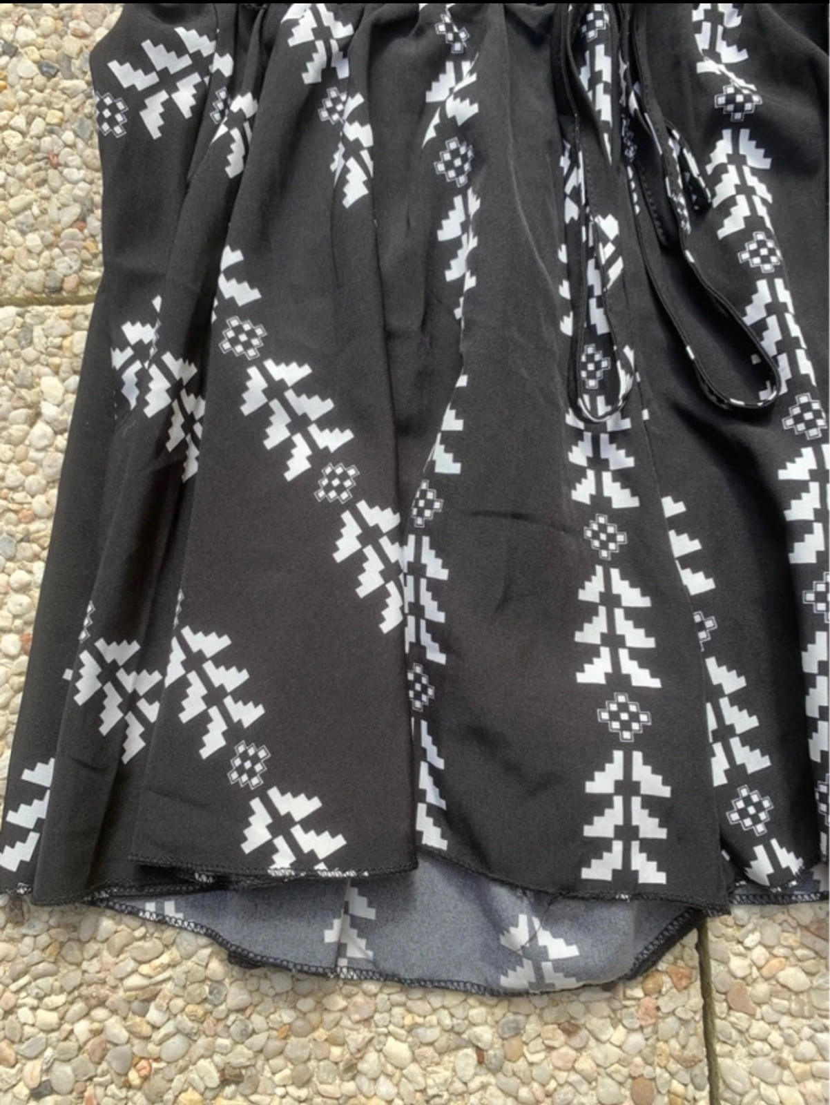 Short effet jupe SHEIN noir & blanc – Taille XS – Shein – taille XS / 34 / 6 4