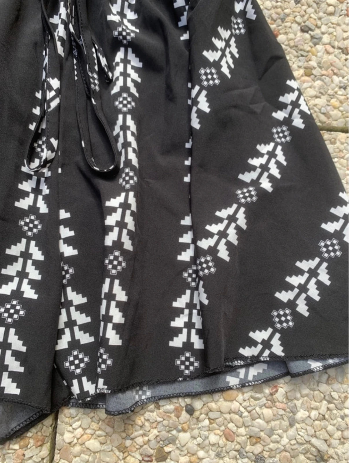 Short effet jupe SHEIN noir & blanc – Taille XS – Shein – taille XS / 34 / 6 5