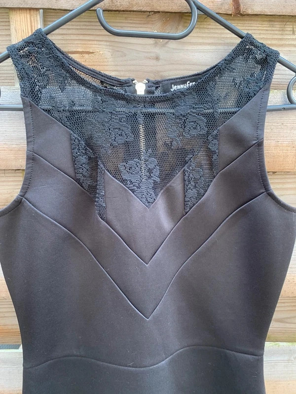 Robe noire Jennyfer élégante dentelle – Taille S – Jennyfer – taille S / 36 / 8 2