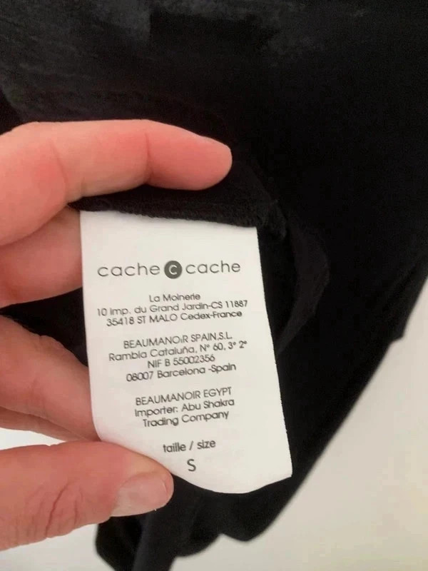 Débardeur noir à clous CacheCache – Taille S – Cache Cache – taille S / 36 / 8 5