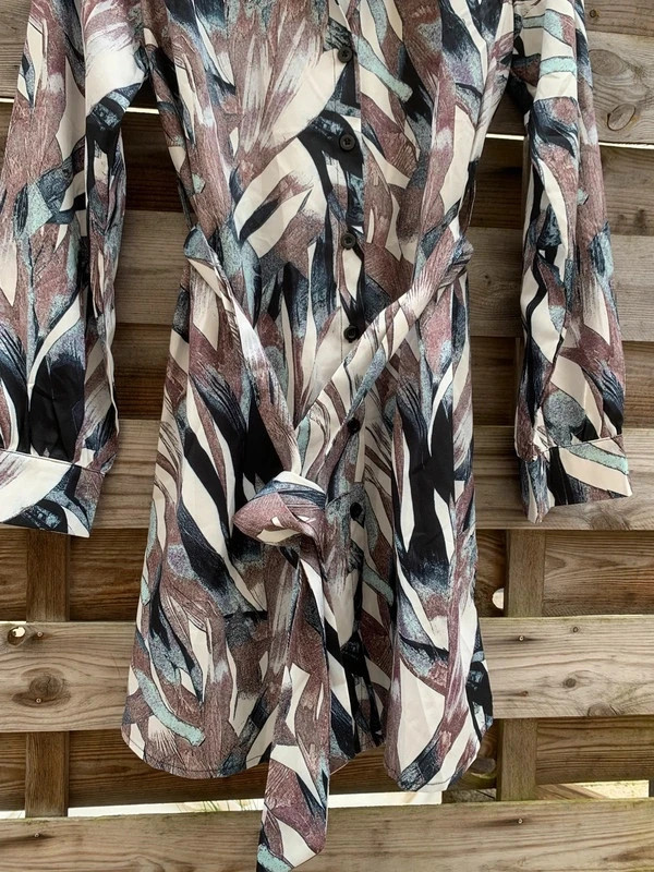 Robe chemise imprimée ceinturée SHEIN – Taille S – Neuve – Shein – taille S / 36 / 8 3