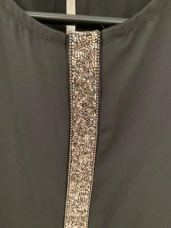 Top noir élégant Reserved taille 36 – détails perles – Reserved – taille S / 36 / 8 4