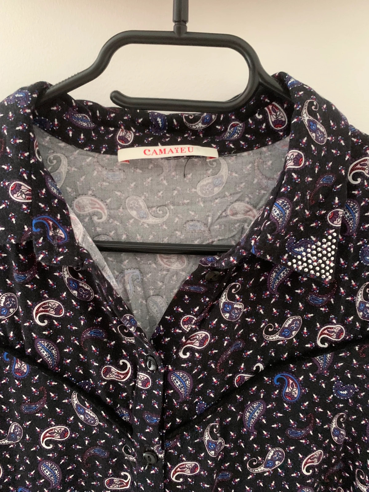 Chemise fluide imprimée cachemire Camaïeu – Taille S – Camaïeu – taille S / 36 / 8 3