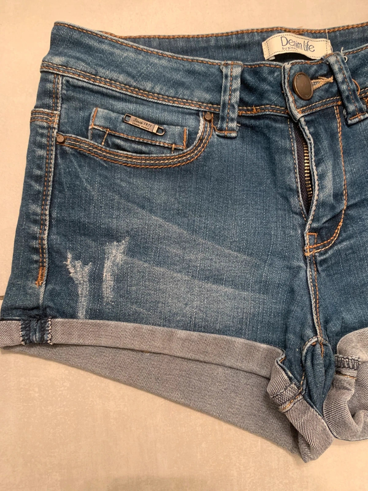 Mini short en jean Pimkie taille 32/34 bon état – coupe sexy été – Pimkie – taille XS / 34 / 6 2
