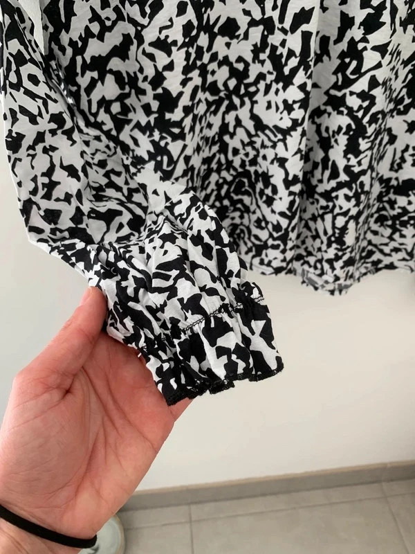 🖤 Blouse fluide noir & blanc – ONLY – taille S 🖤 – ONLY – taille S / 36 / 8 5
