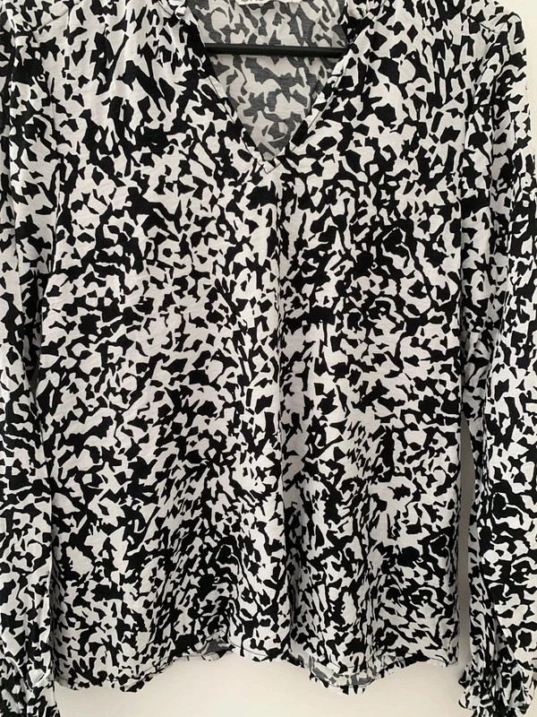 🖤 Blouse fluide noir & blanc – ONLY – taille S 🖤 – ONLY – taille S / 36 / 8 4