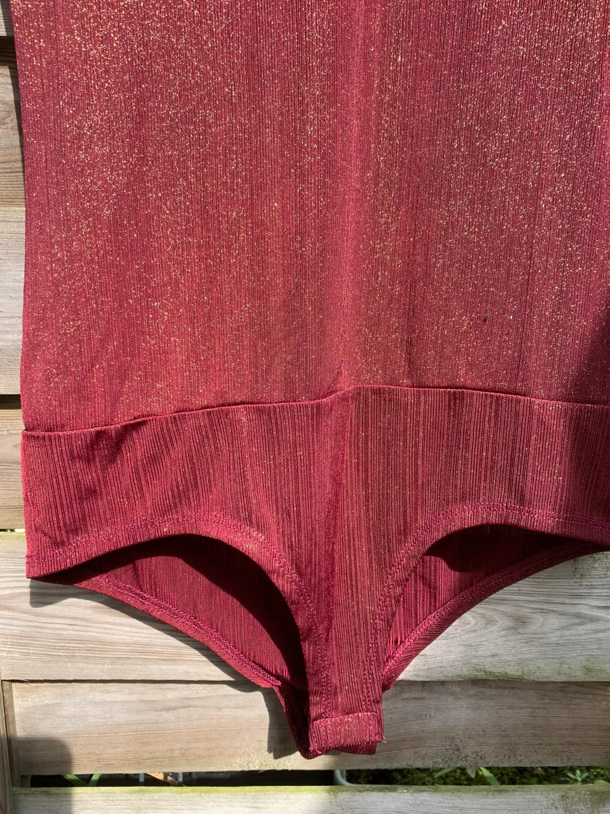 Body pailleté bordeaux LPB Woman – XS/S – Lpb – taille XS / 34 / 6 5