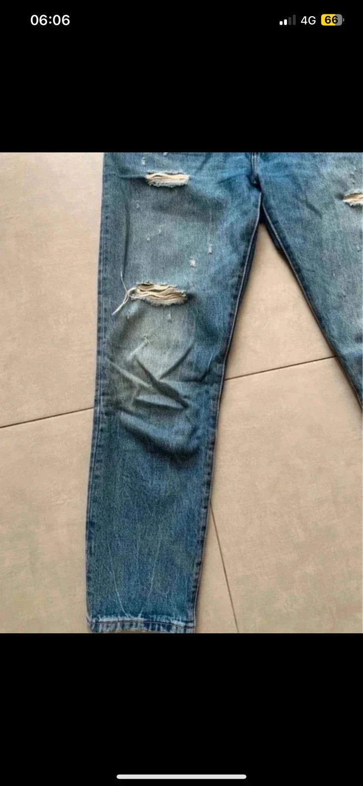 👖 Levi’s 501 CT – Jean femme W26 L32 – Destroy / Denim bleu – Levi's – taille EU 36 4