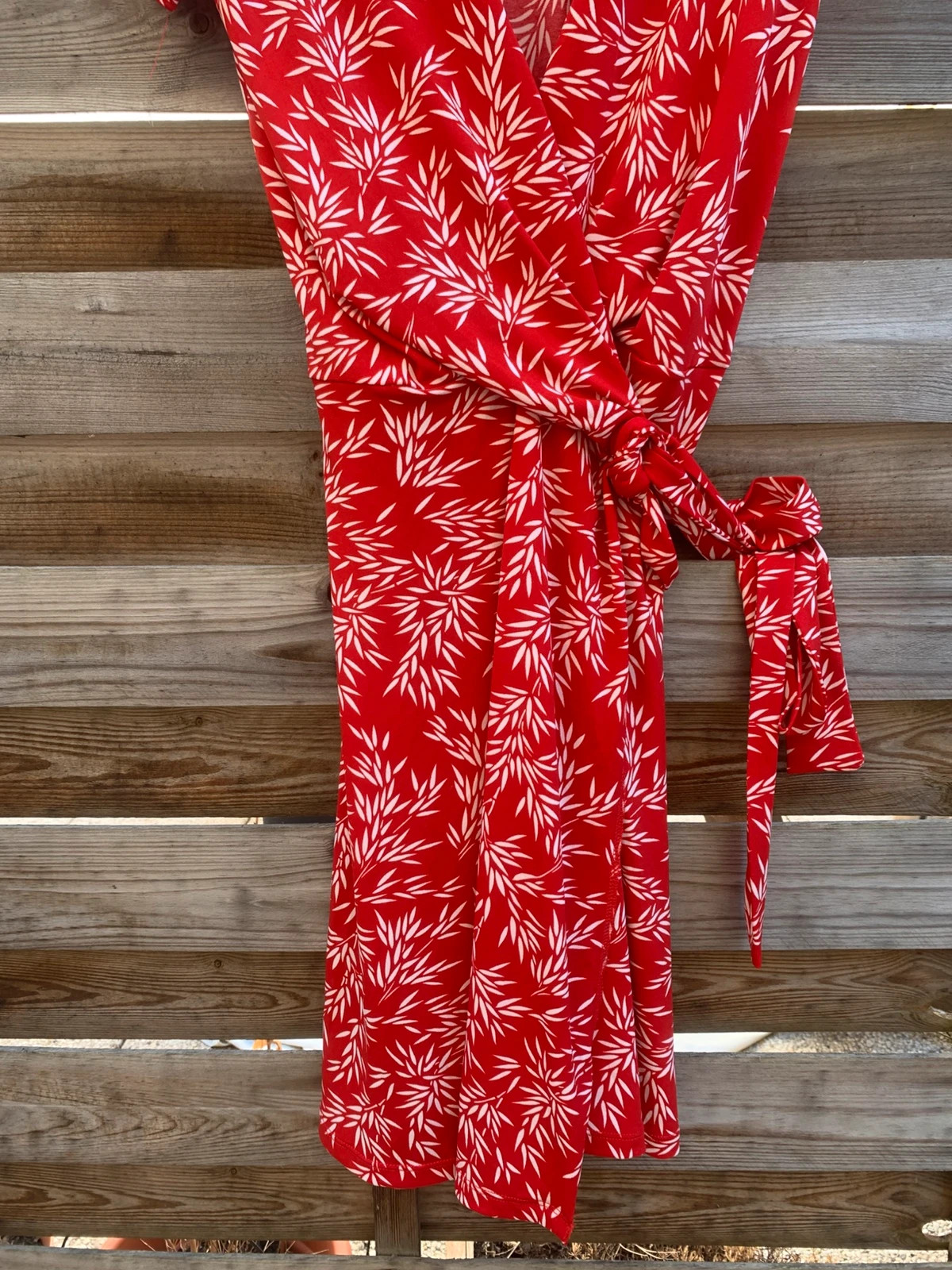Robe Mango portefeuille rouge à imprimé blanc – Taille S – Mango – taille S / 36 / 8 5