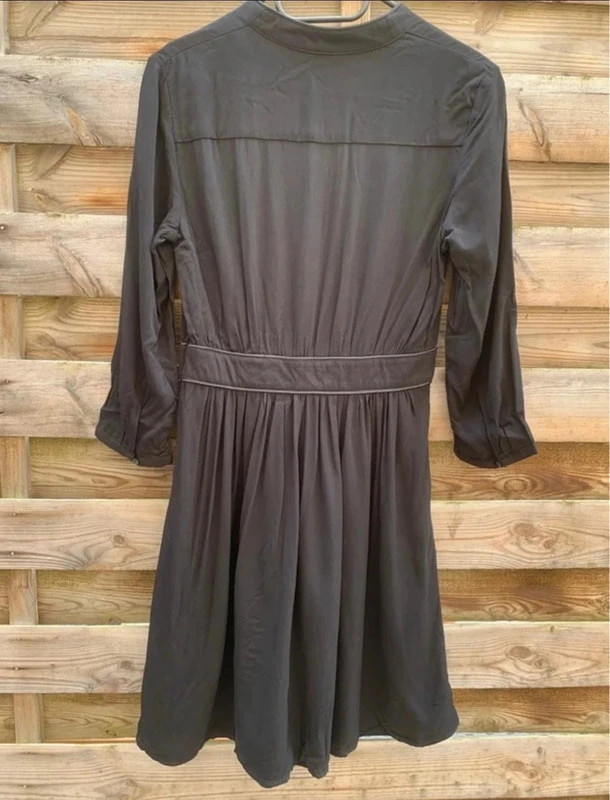 Robe noire fluide Camaïeu – taille 36 – manches longues – très élégante – Camaïeu – taille S / 36 / 8 4