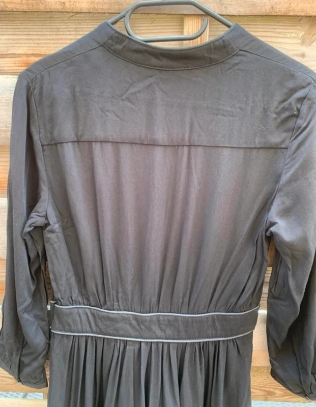 Robe noire fluide Camaïeu – taille 36 – manches longues – très élégante – Camaïeu – taille S / 36 / 8 5