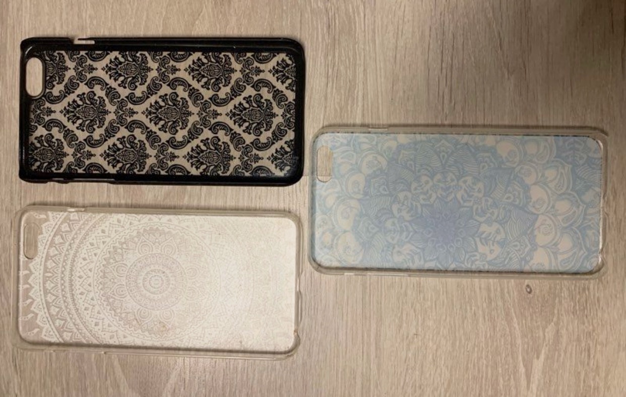 Lot 3 coques rigides iPhone 6+ / 6s+ – iPhone 5