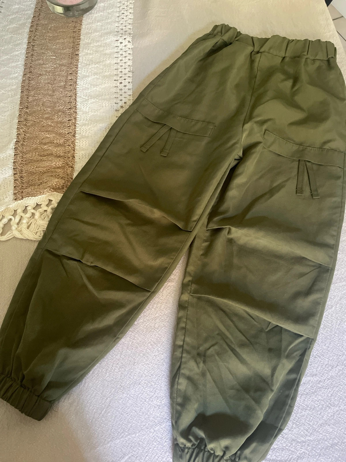 Pantalon baggy cargo garçon 6 ans – kaki – Shein – taille 6 ans / 116 cm 4