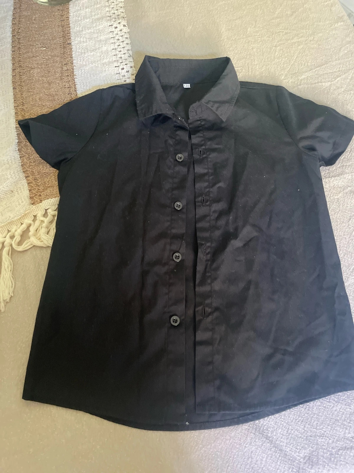 Chemise noire garçon – 5 ans – très bon état – taille 5 ans / 110 cm