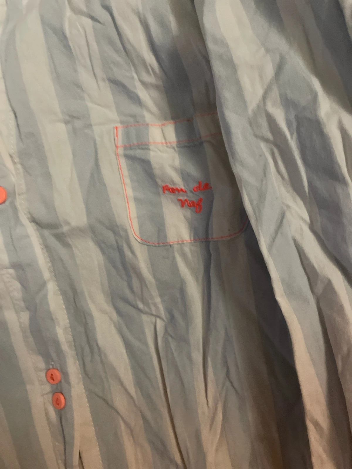 Chemisier Naf Naf dégradé bleu/orange – Naf Naf – taille M / 38 / 10 3