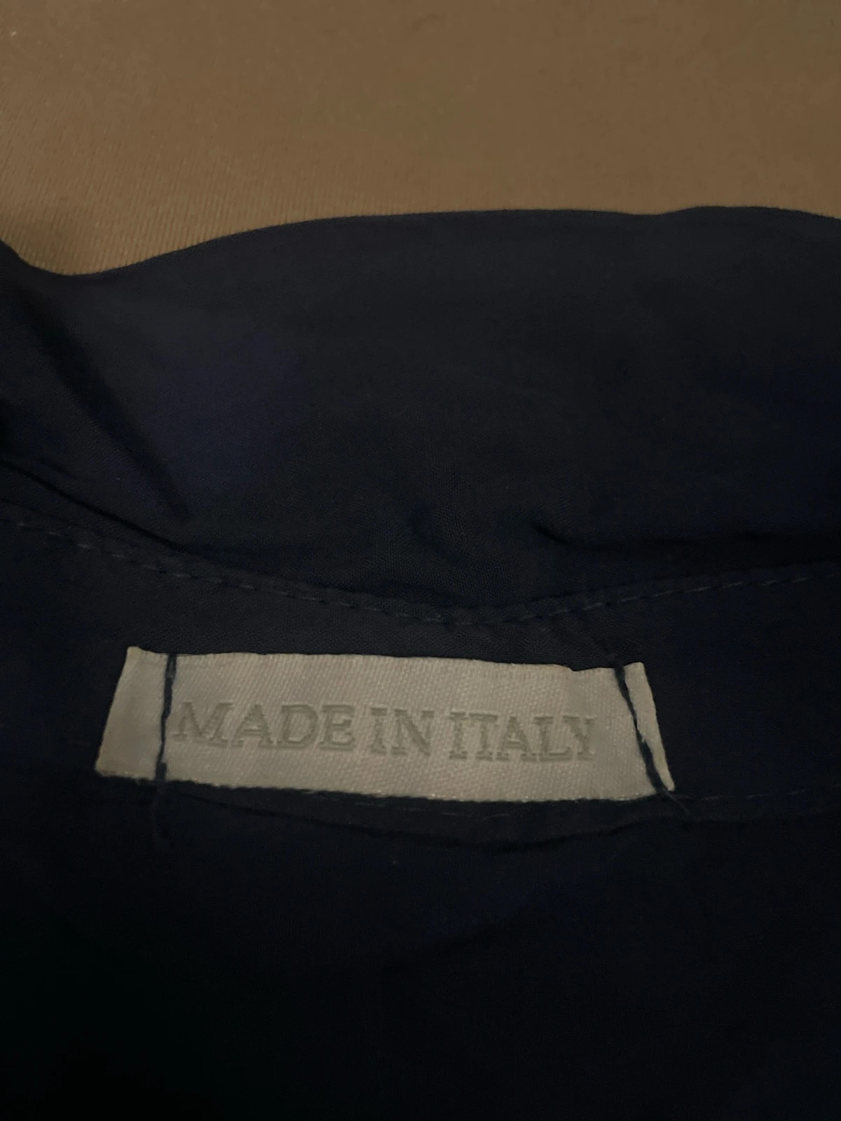 Chemise bleu marine manches courtes – Made in Italy – taille Taille unique 2