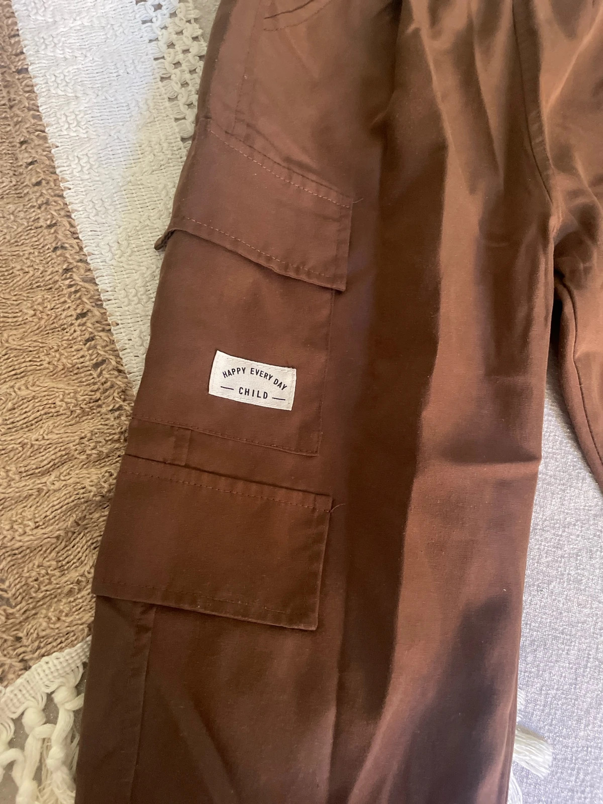Pantalon cargo garçon SHEIN marron – 5/6 ans – Shein – taille 6 ans / 116 cm 2