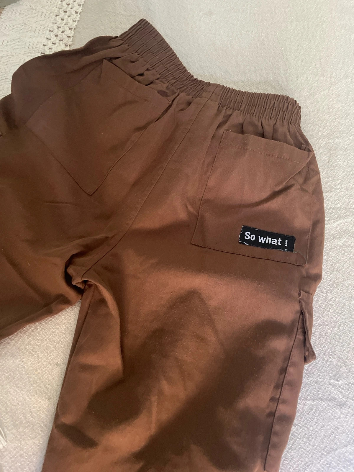 Pantalon cargo garçon SHEIN marron – 5/6 ans – Shein – taille 6 ans / 116 cm 4