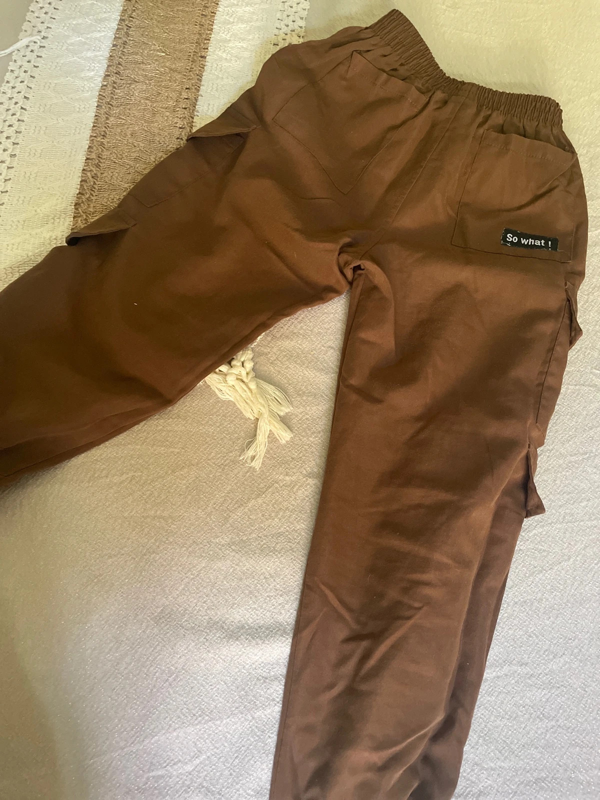 Pantalon cargo garçon SHEIN marron – 5/6 ans – Shein – taille 6 ans / 116 cm 5