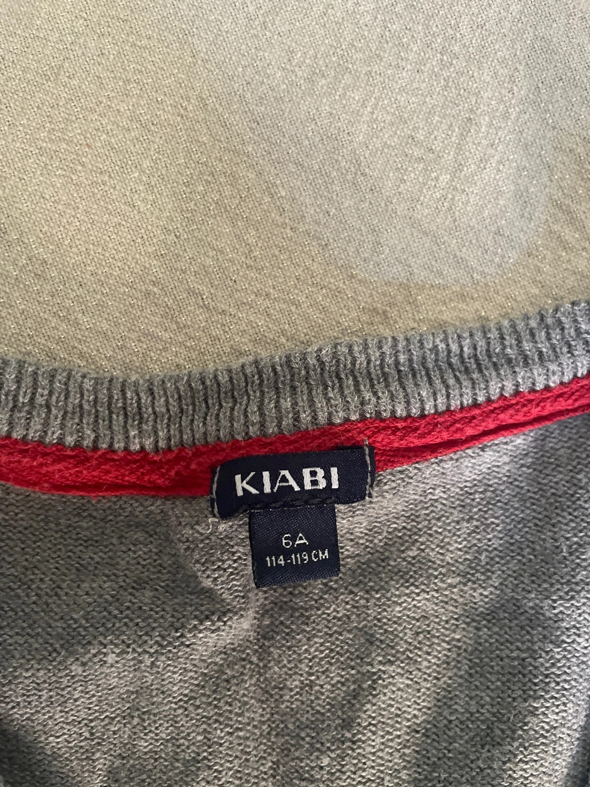Gilet garçon KIABI gris – Kiabi – taille 6 ans / 116 cm 3