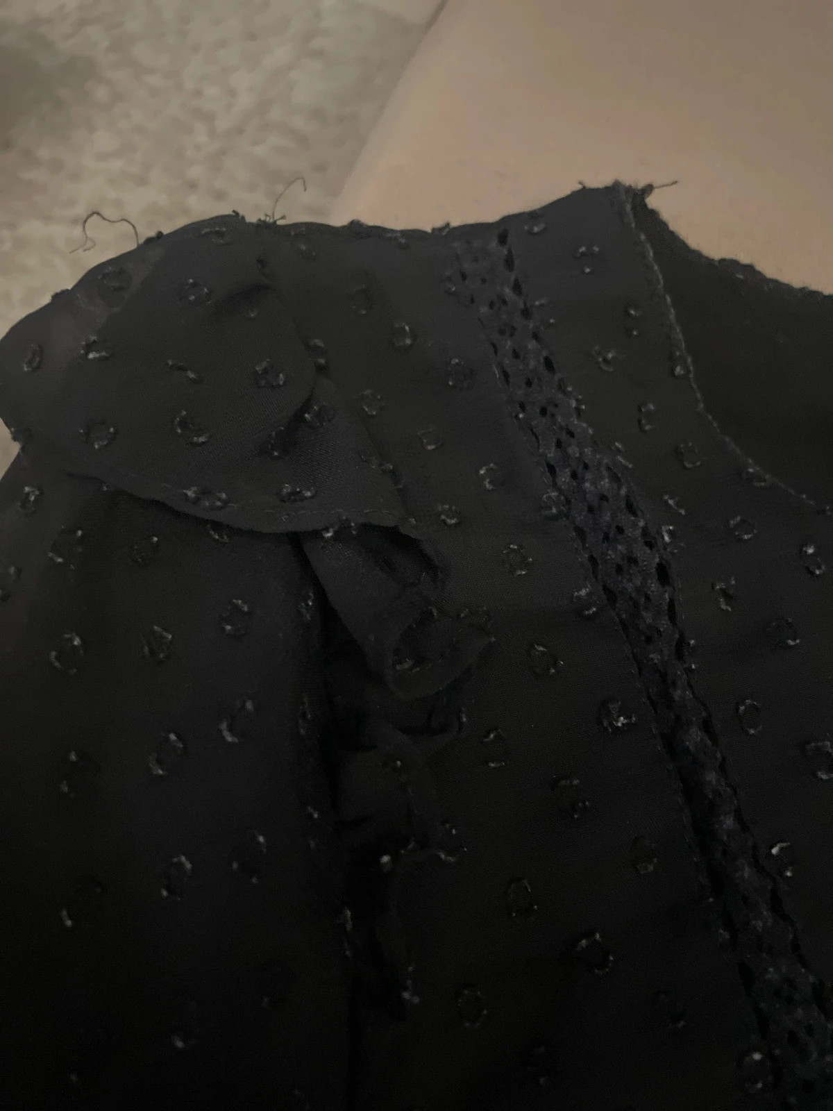 Gilet Zara noir ajouré – Zara – taille XL / 42 / 14 4
