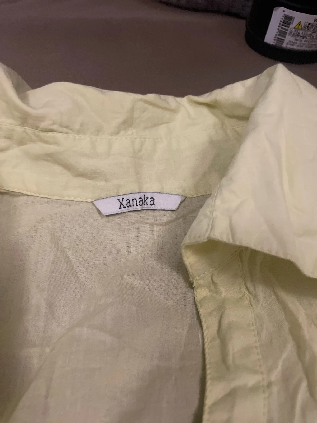 Chemisier jaune pâle Xanaka – Xanaka – taille M / 38 / 10 2