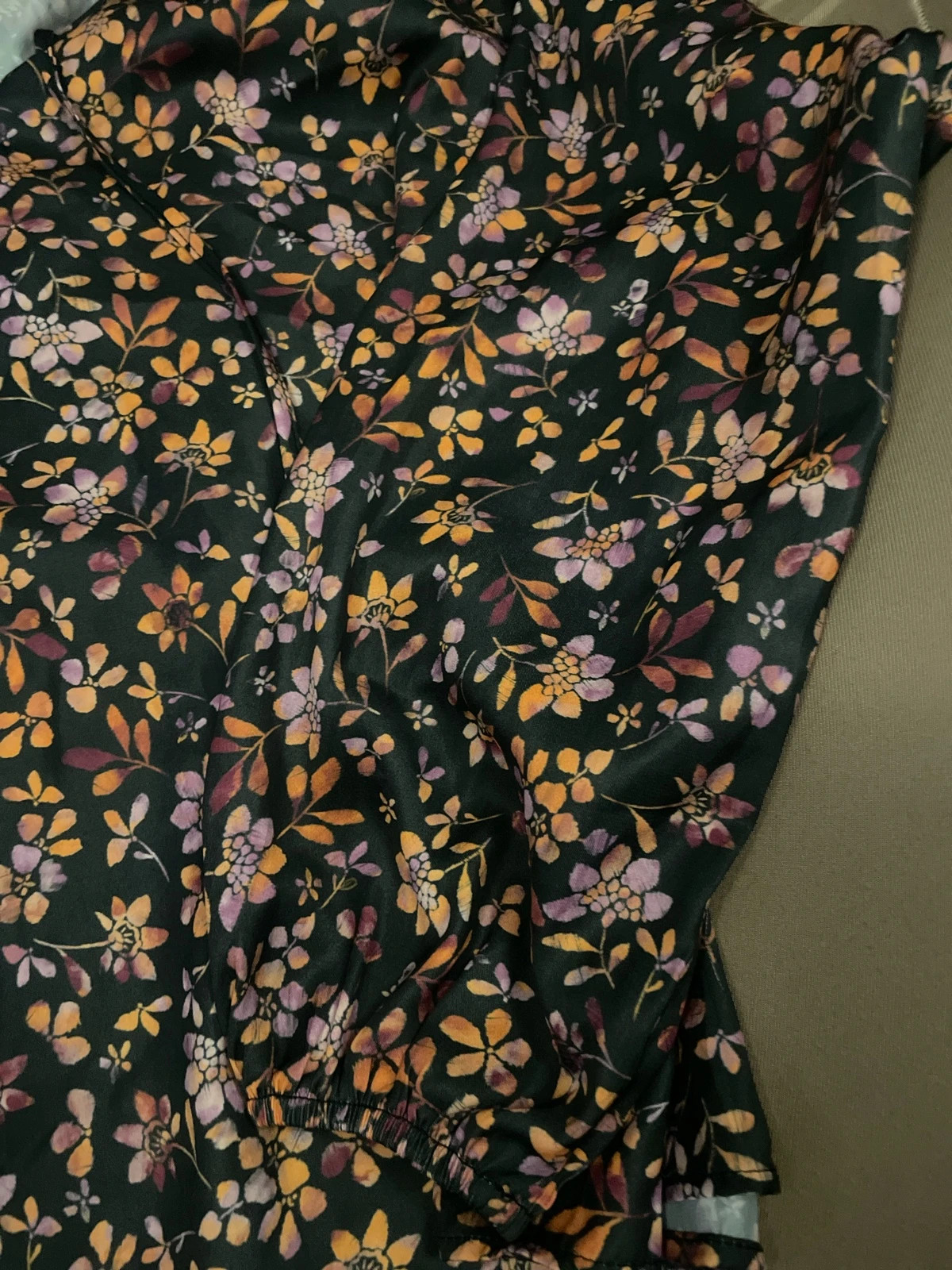 Blouse fleurie manches longues – multicolore – Etam – taille M / 38 / 10 2