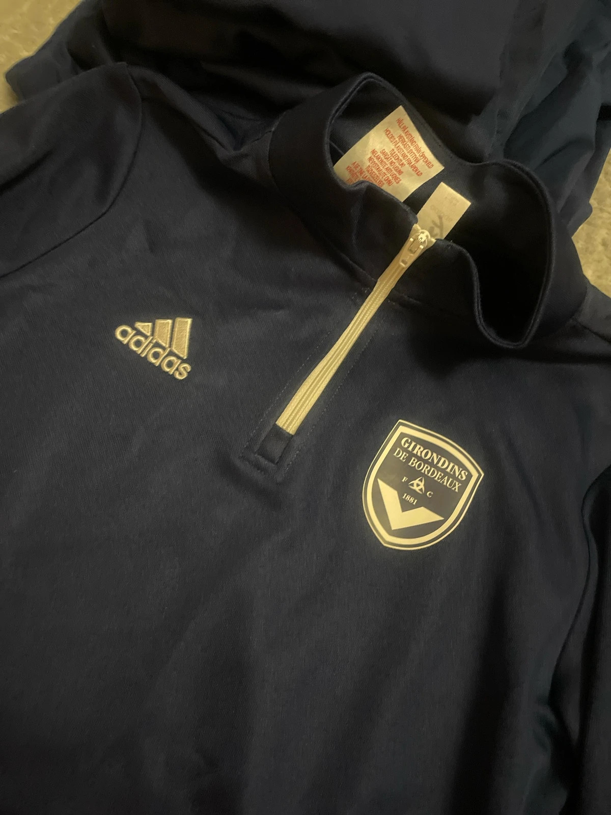 Pull girondins de bordeaux – adidas – taille 11 ans / 146 cm 2