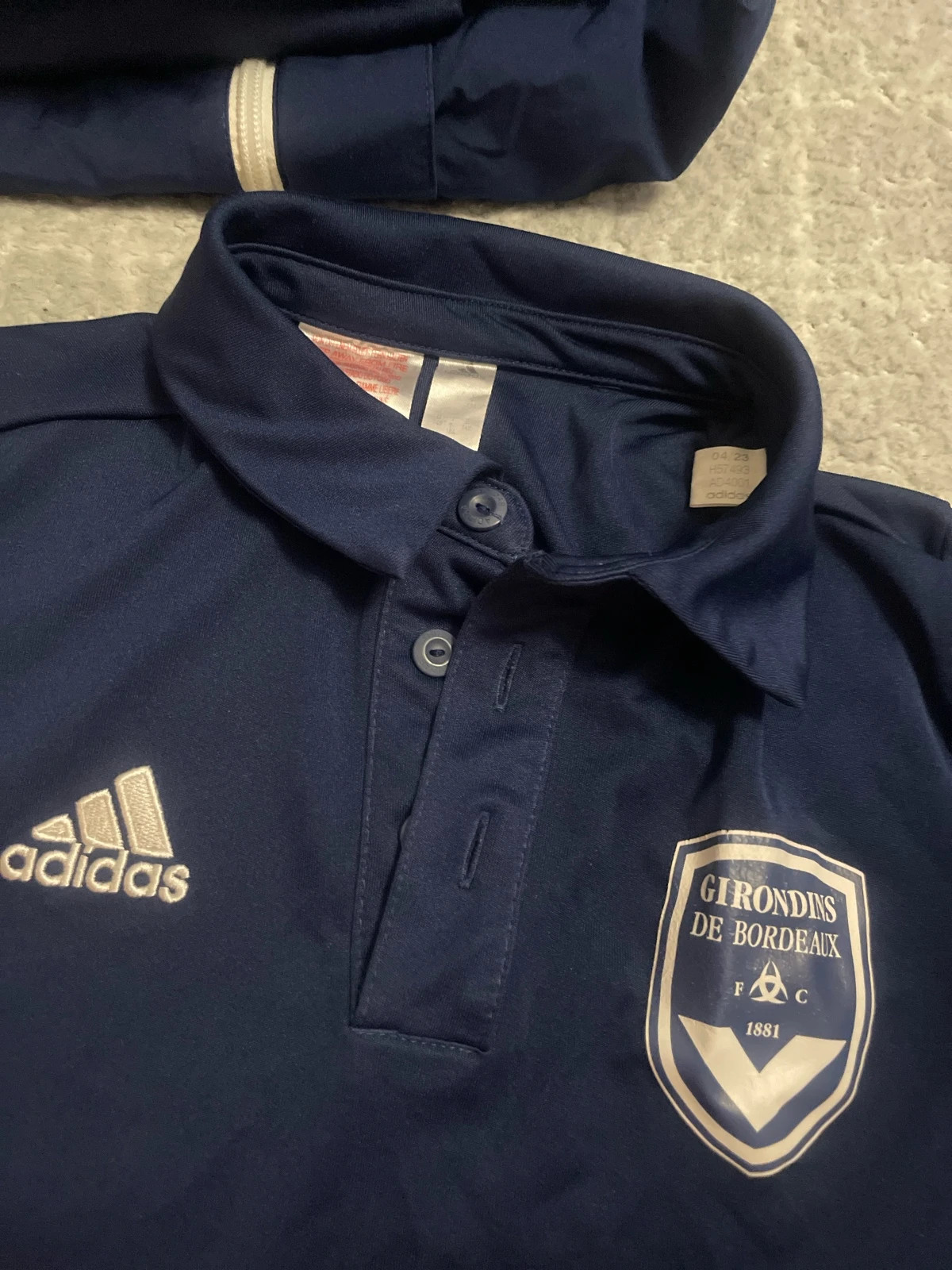 TEE shirt girondins de bordeaux – adidas – taille 10 ans / 140 cm 3