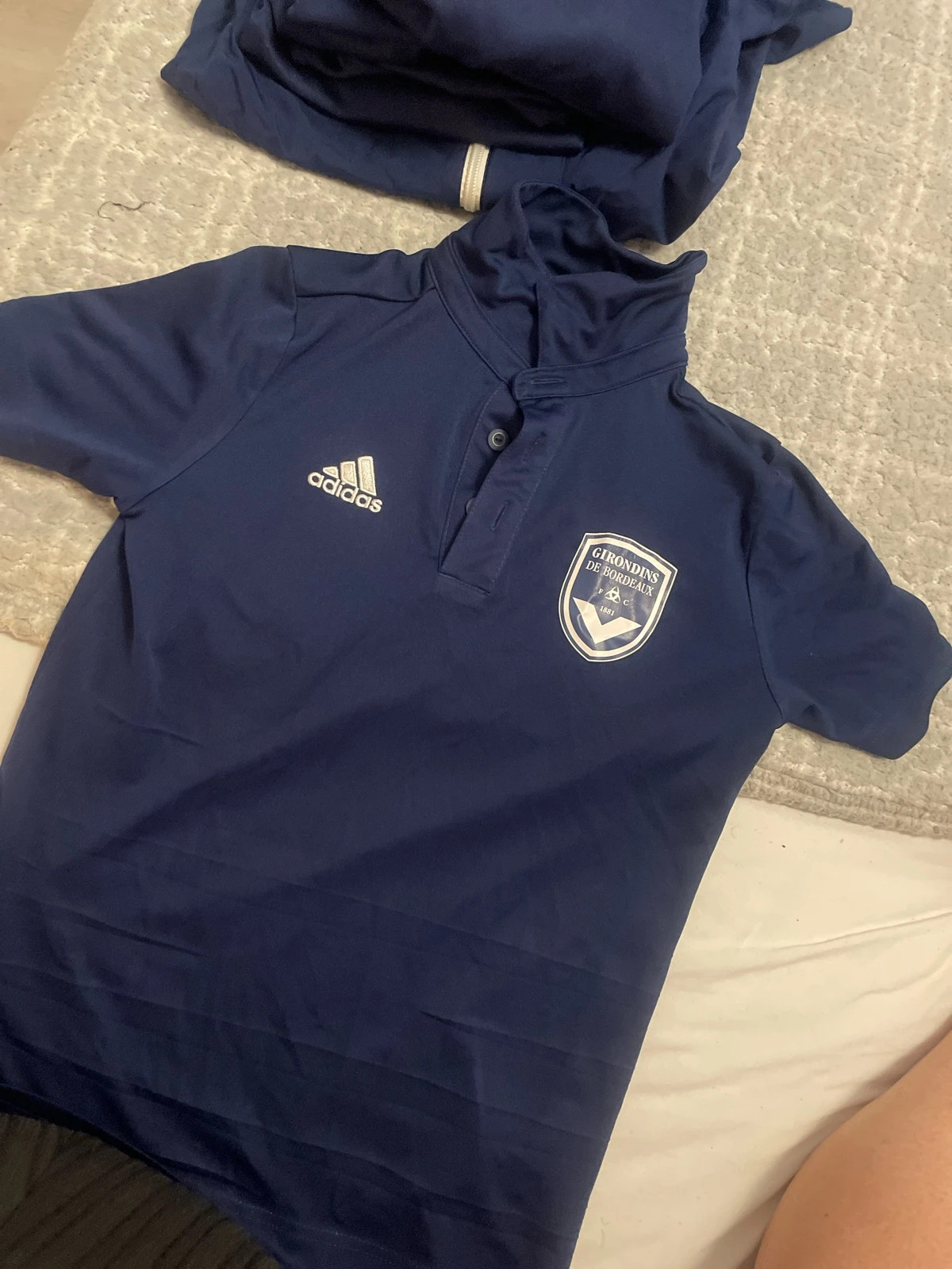TEE shirt girondins de bordeaux – adidas – taille 10 ans / 140 cm