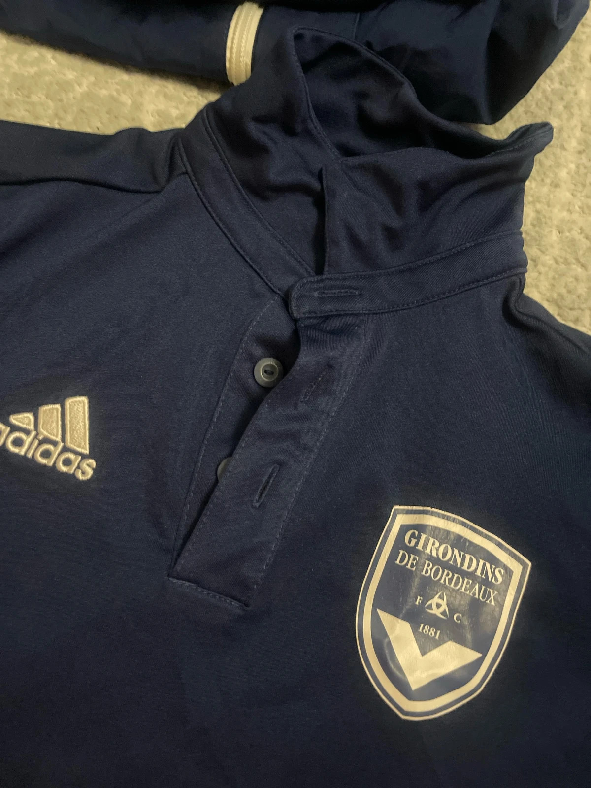TEE shirt girondins de bordeaux – adidas – taille 10 ans / 140 cm 2