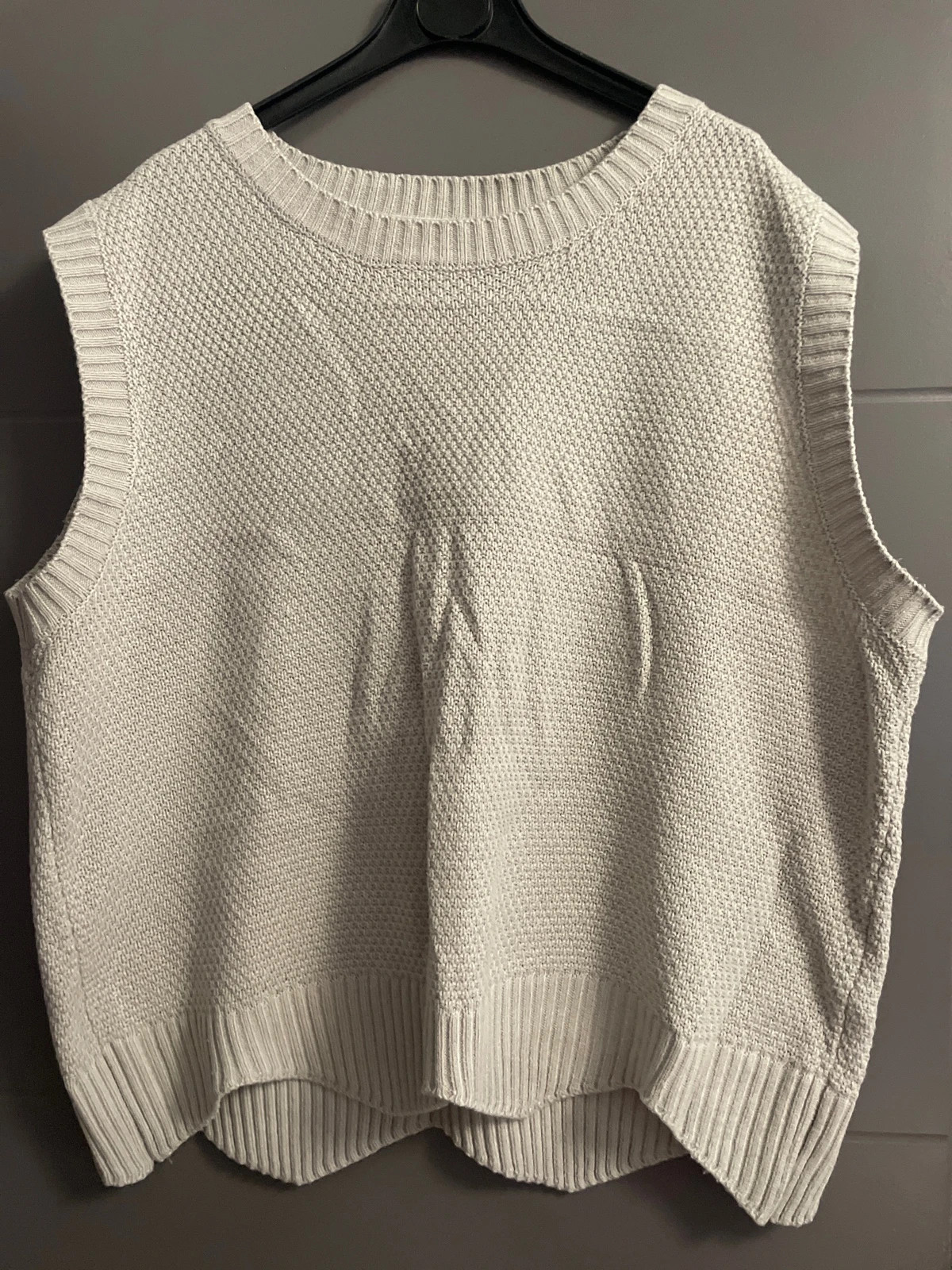 Pull sans manches femme SHEIN maille écrue – XL – Shein – taille XL / 42 / 14 2