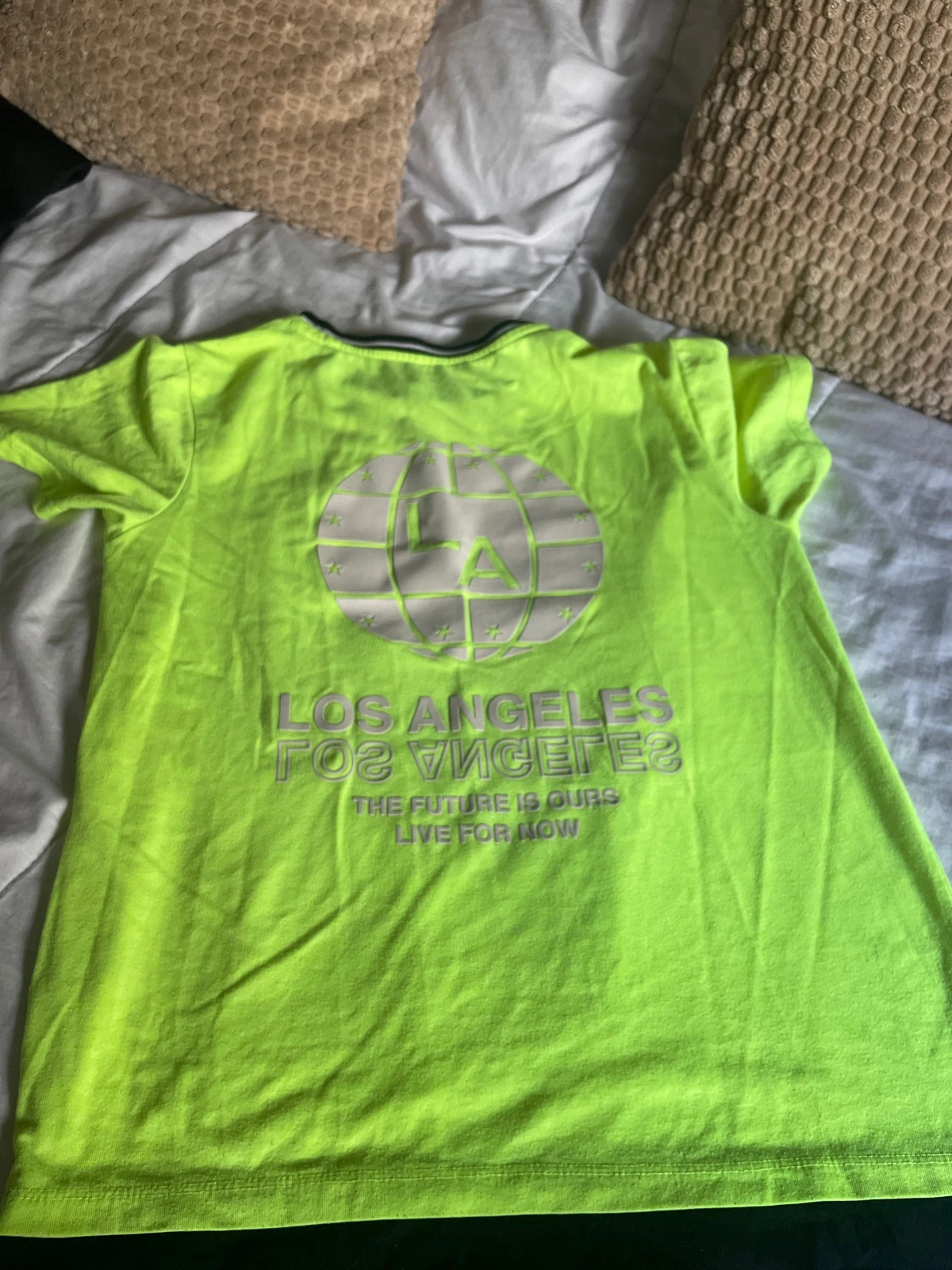 T-shirt garçon Los Angeles fluo – Primark – 10/11 ans – Primark – taille 10 ans / 140 cm 4