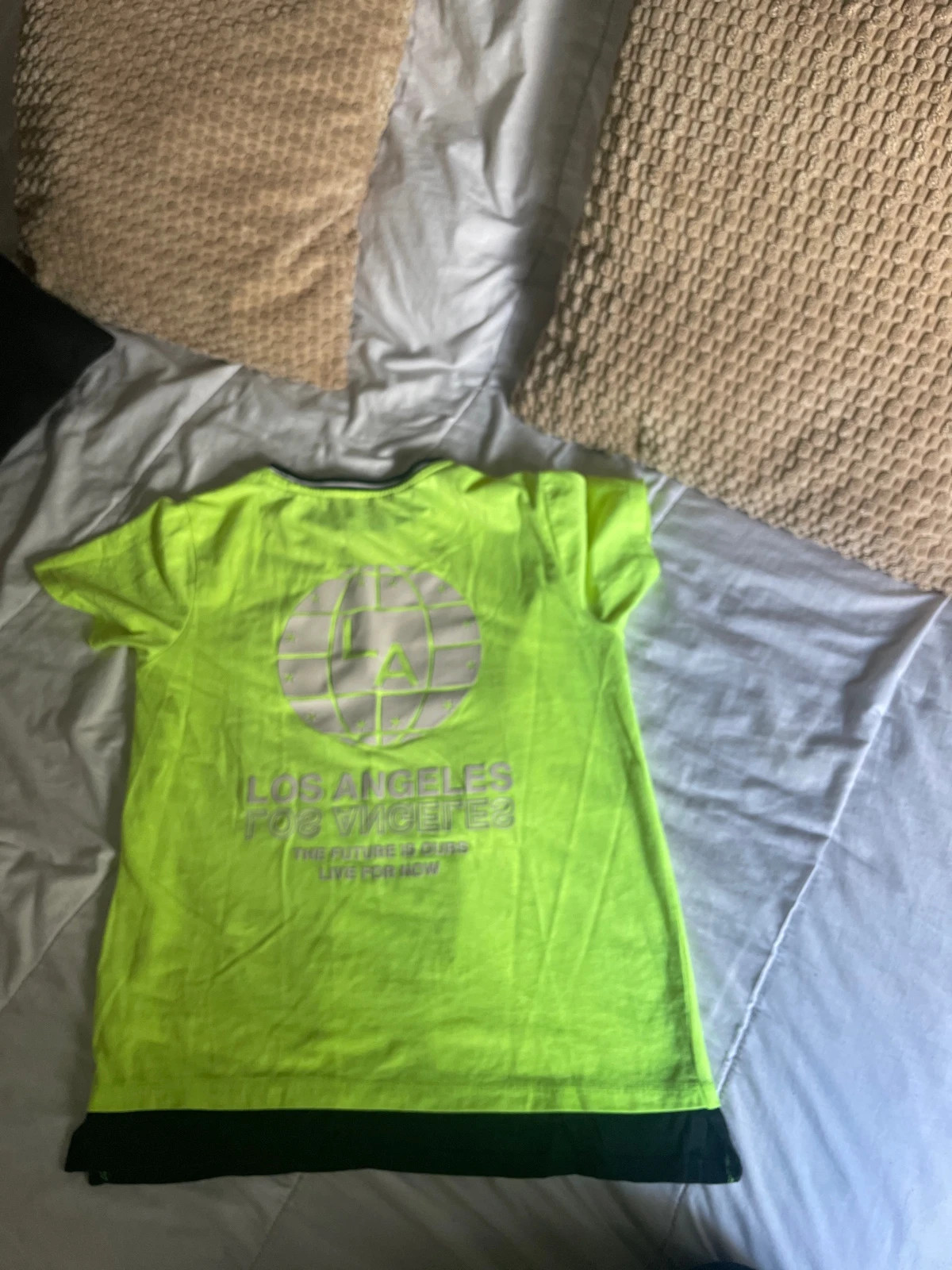 T-shirt garçon Los Angeles fluo – Primark – 10/11 ans – Primark – taille 10 ans / 140 cm 5