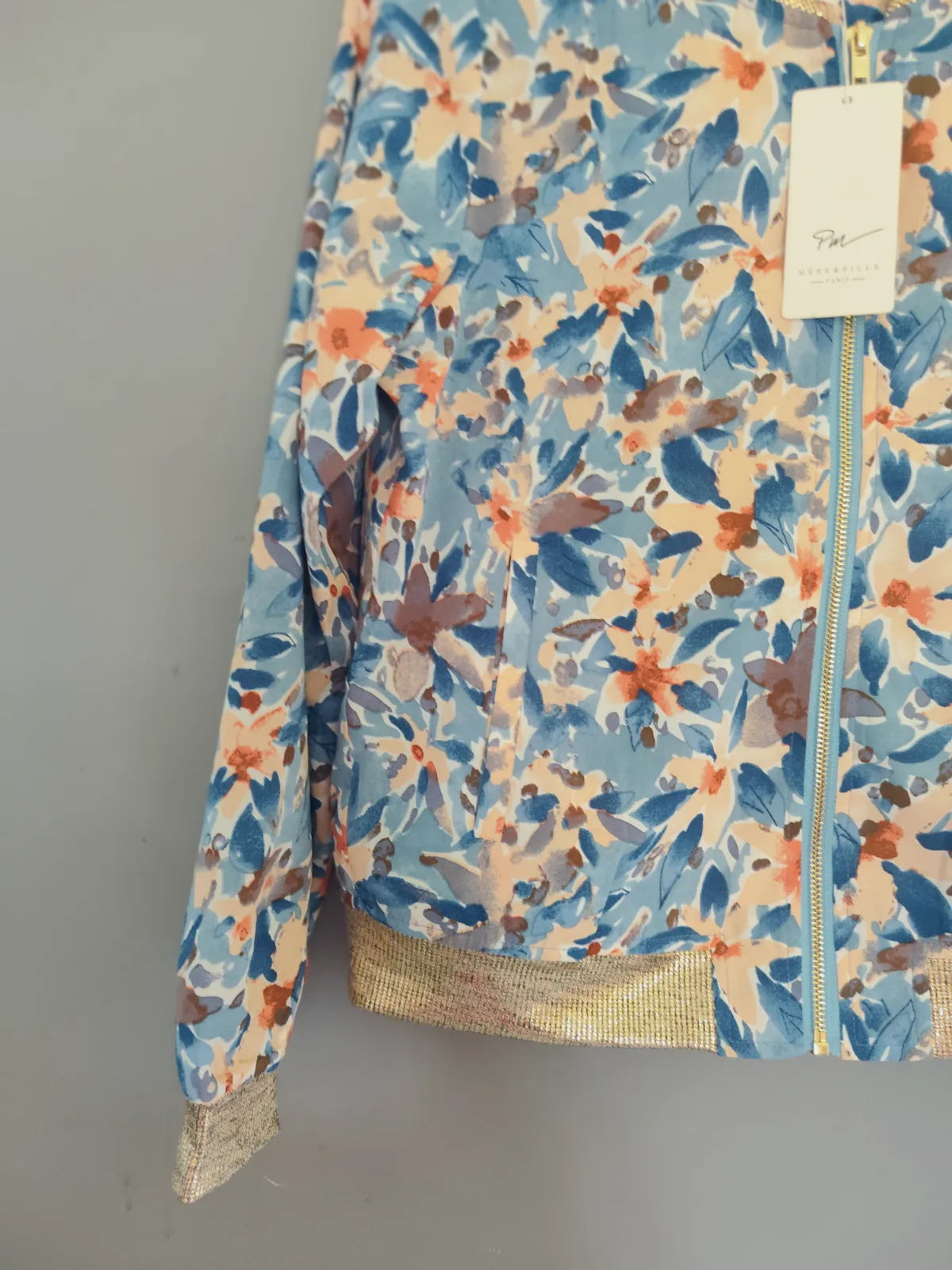 Veste bomber à fleurs Mère & Fille – Pm mère et fille – taille 14 ans 2