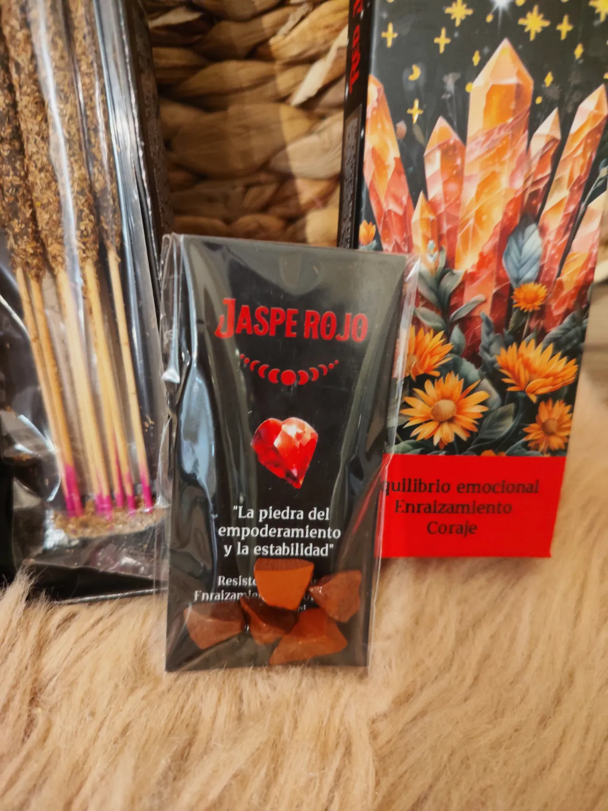 Encens naturel crystal magic jaspe rouge – Crystal magic 2