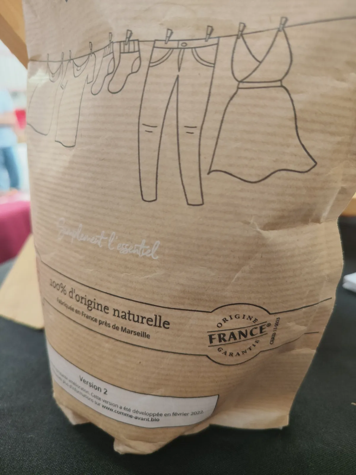 Lessive en poudre au bicarbonate Comme Avant 1 kg – Comme Avant 2