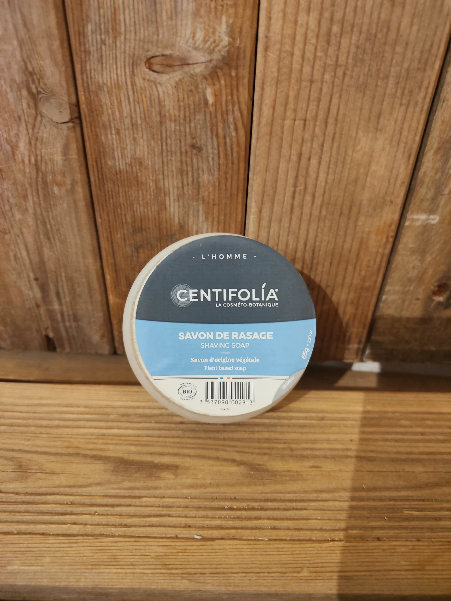 Savon de rasage Centifolia L'Homme Bio 65g