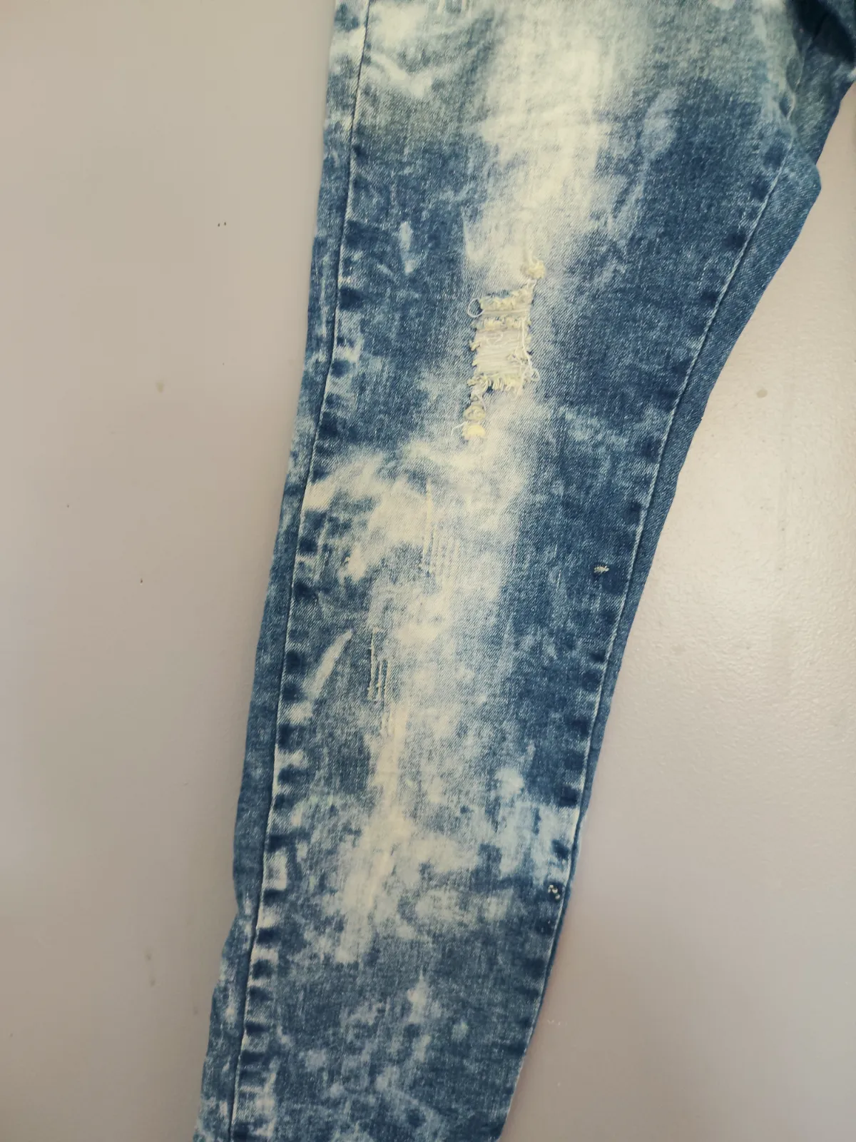 Jean slim effet délavé Free Boy – Free Boy – taille 14 ans 2
