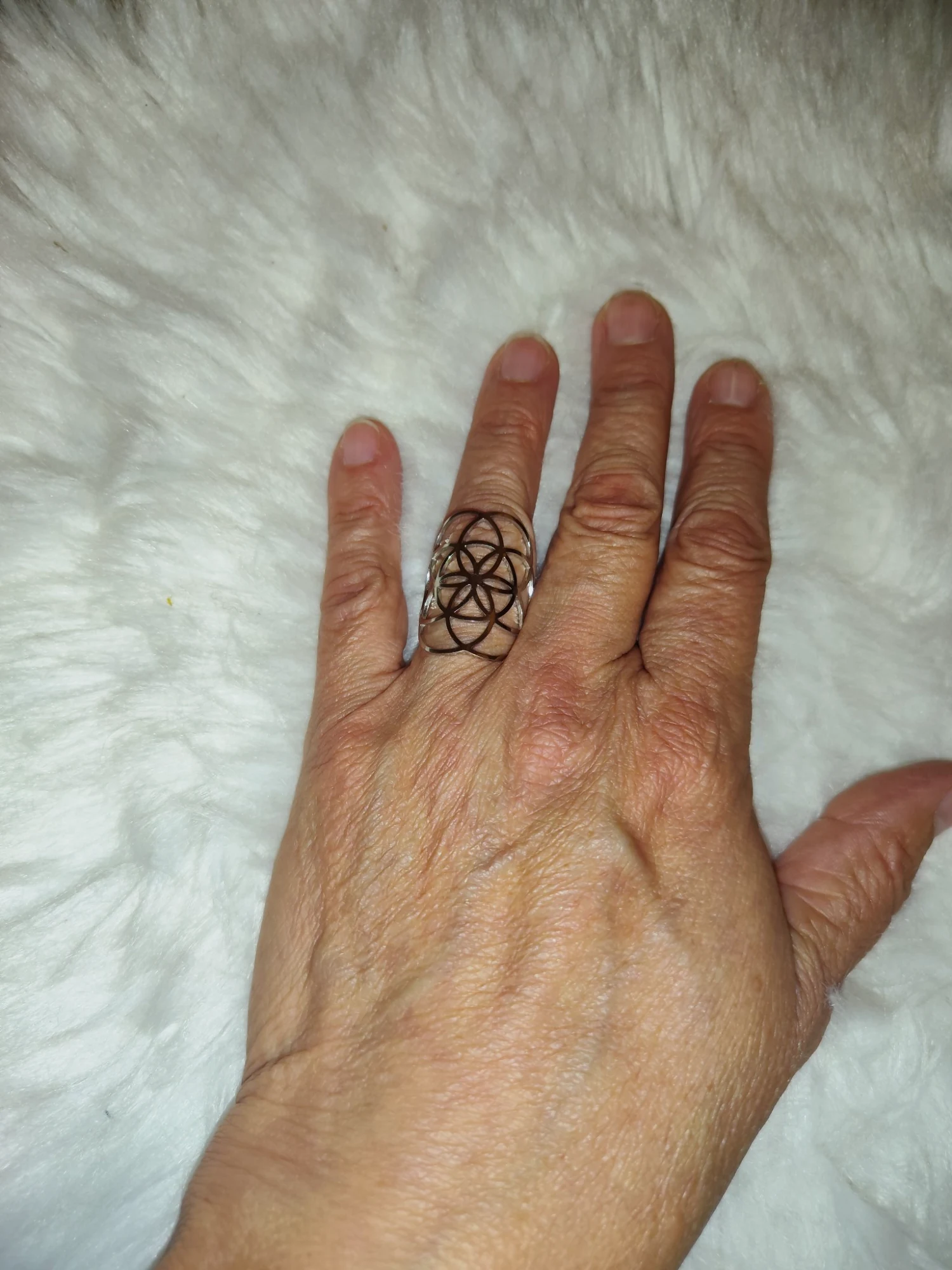 Bague acier inoxydable ajustable 