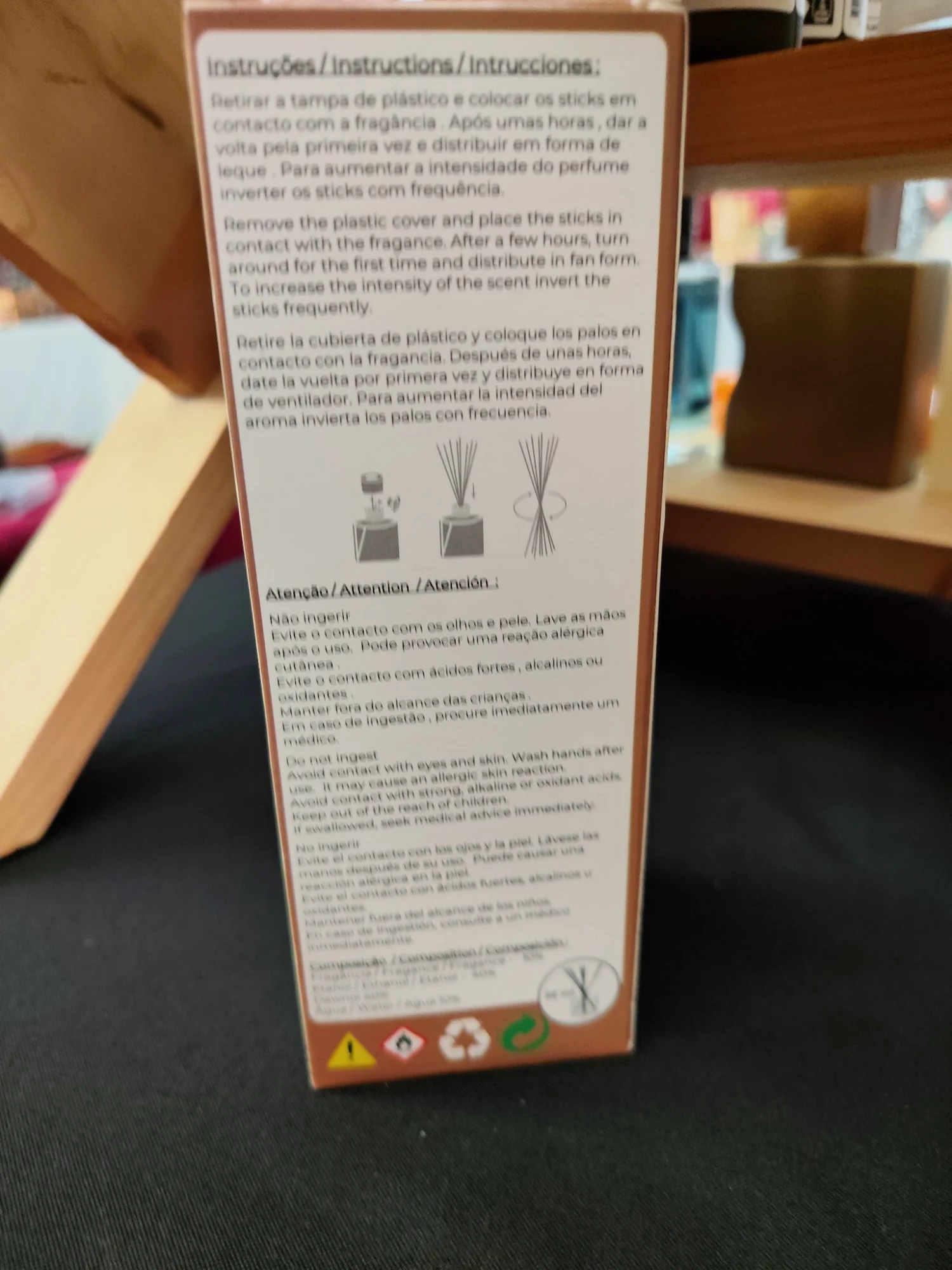 Diffuseur de parfum à bâtonnets Aūm Fragrances Cookie Cream