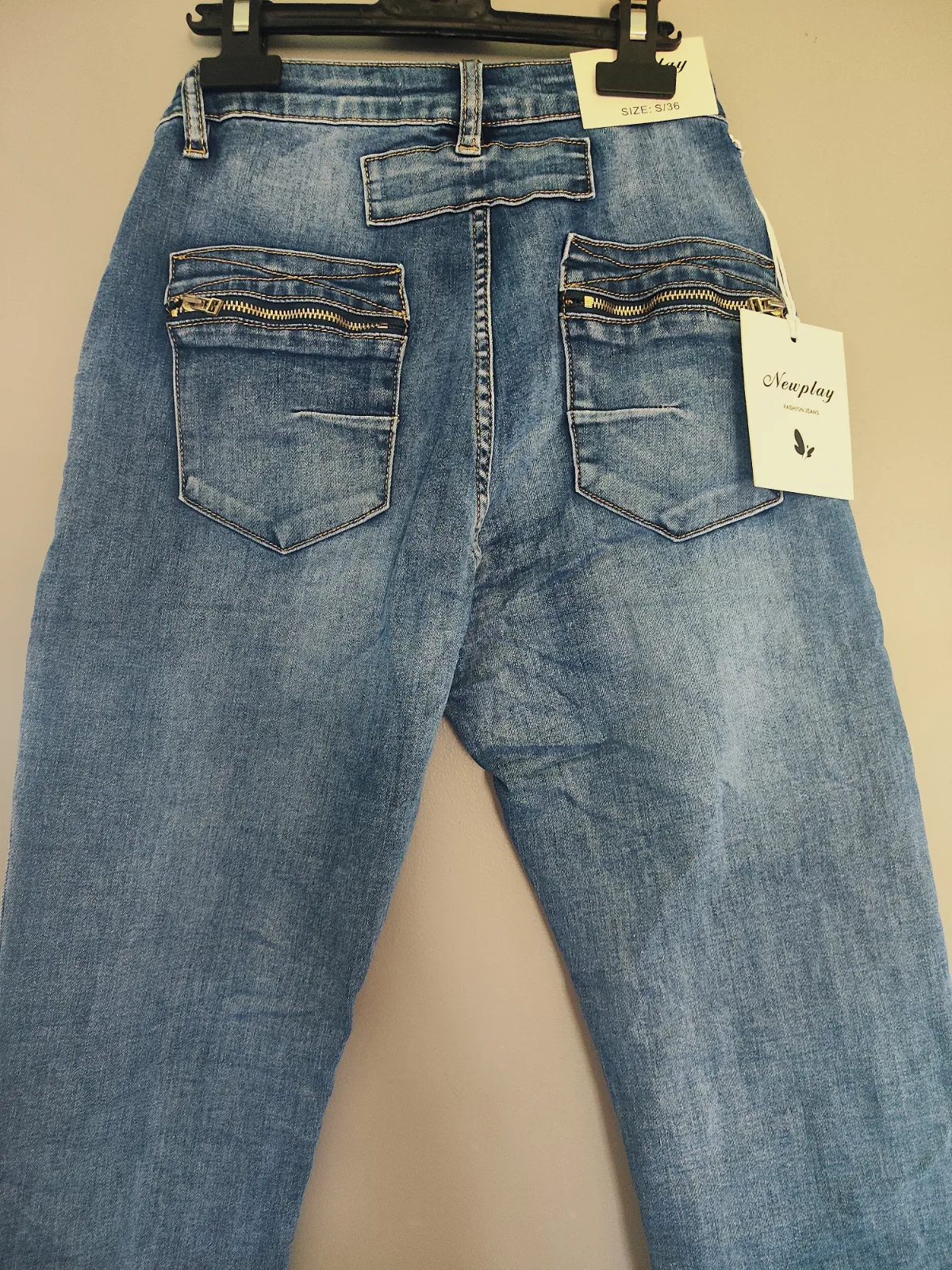 Jean effet boutonne taille 34 – Chic shop – taille 34 5