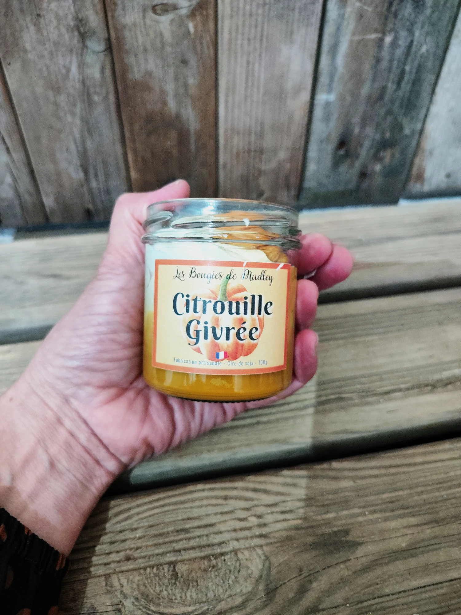 Bougie artisanale parfumée Citrouille Givrée