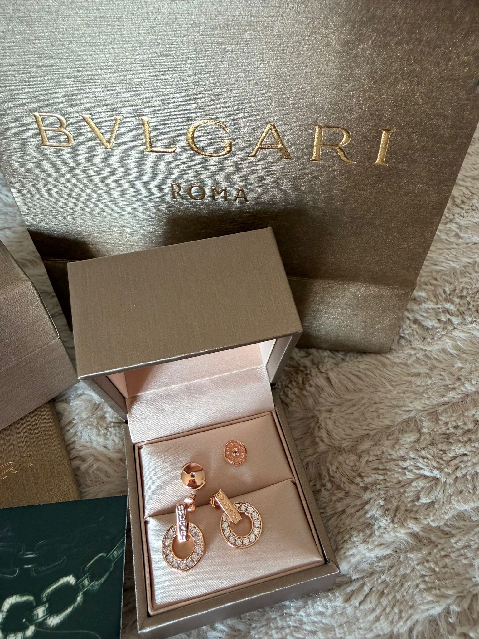 Boucles d'oreilles Bvlgari B.zero1 or ro 3