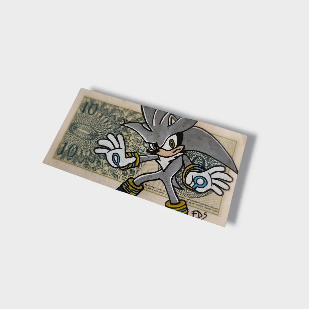 Billet Authentique Custom – Indonésie & Silver the Hedgehog – CAPTAIN CUSTOM 4